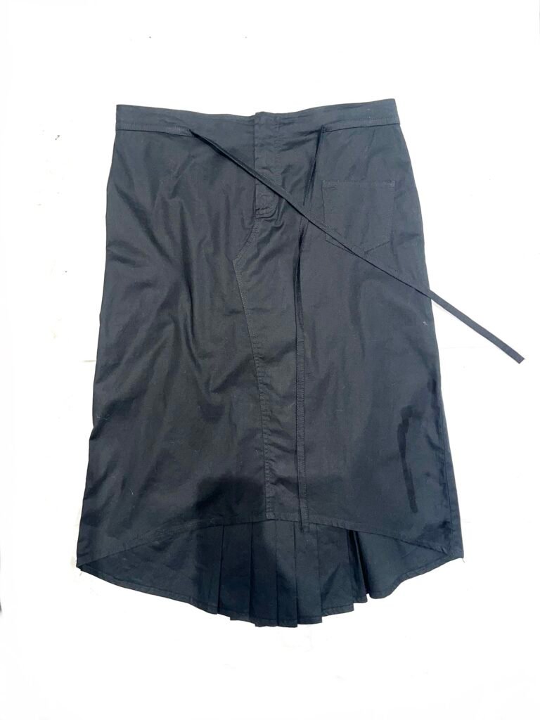 00s Richmond asymmetric layered skirt