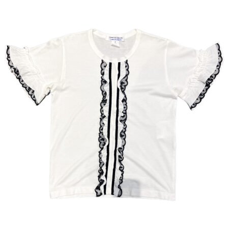 COMME des GARÇONS COMME des GARÇONS Ruffle Lace Cotton Top (Made in France, c.2005–2007)