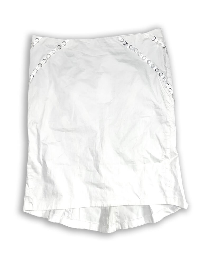 00s Versace Jeans Couture fishtail midi skirt