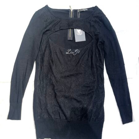 00s Liu•Jo lace textured knit top