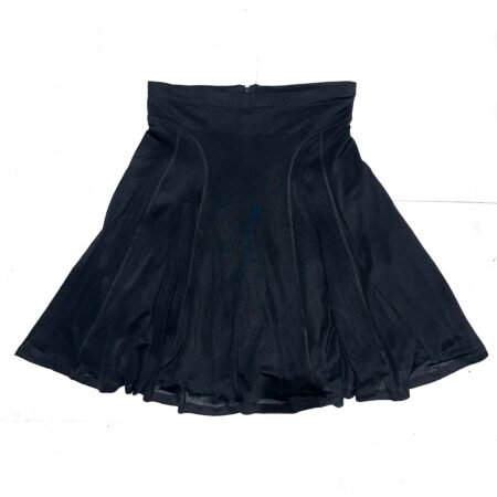 Plein Sud 00s black fluid mini skirt made in France