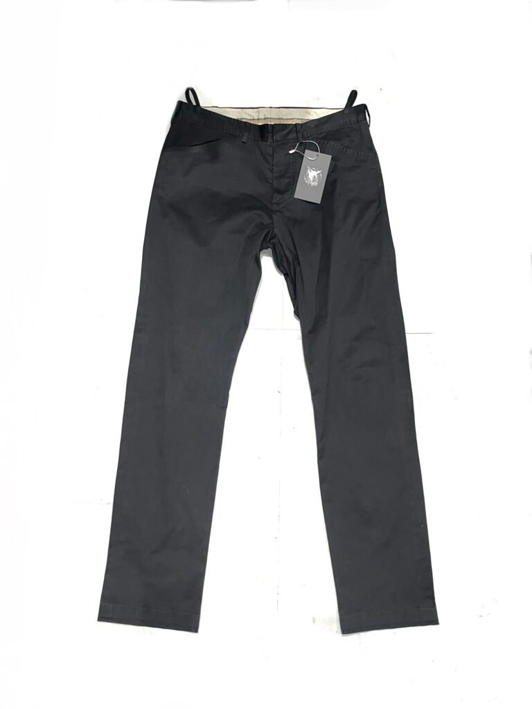 Helmut Lang 90s black cotton tailored pants archival minimal