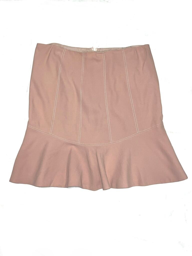Blugirl Blumarine pink satin mini skirt