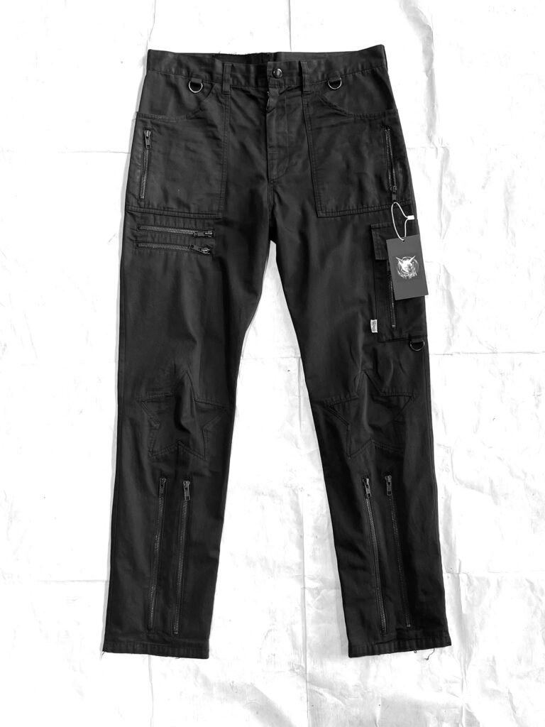 UNDERCOVER A/W 2000 “MELTING POT” STAR KNEE PATCH CARGO PANTS