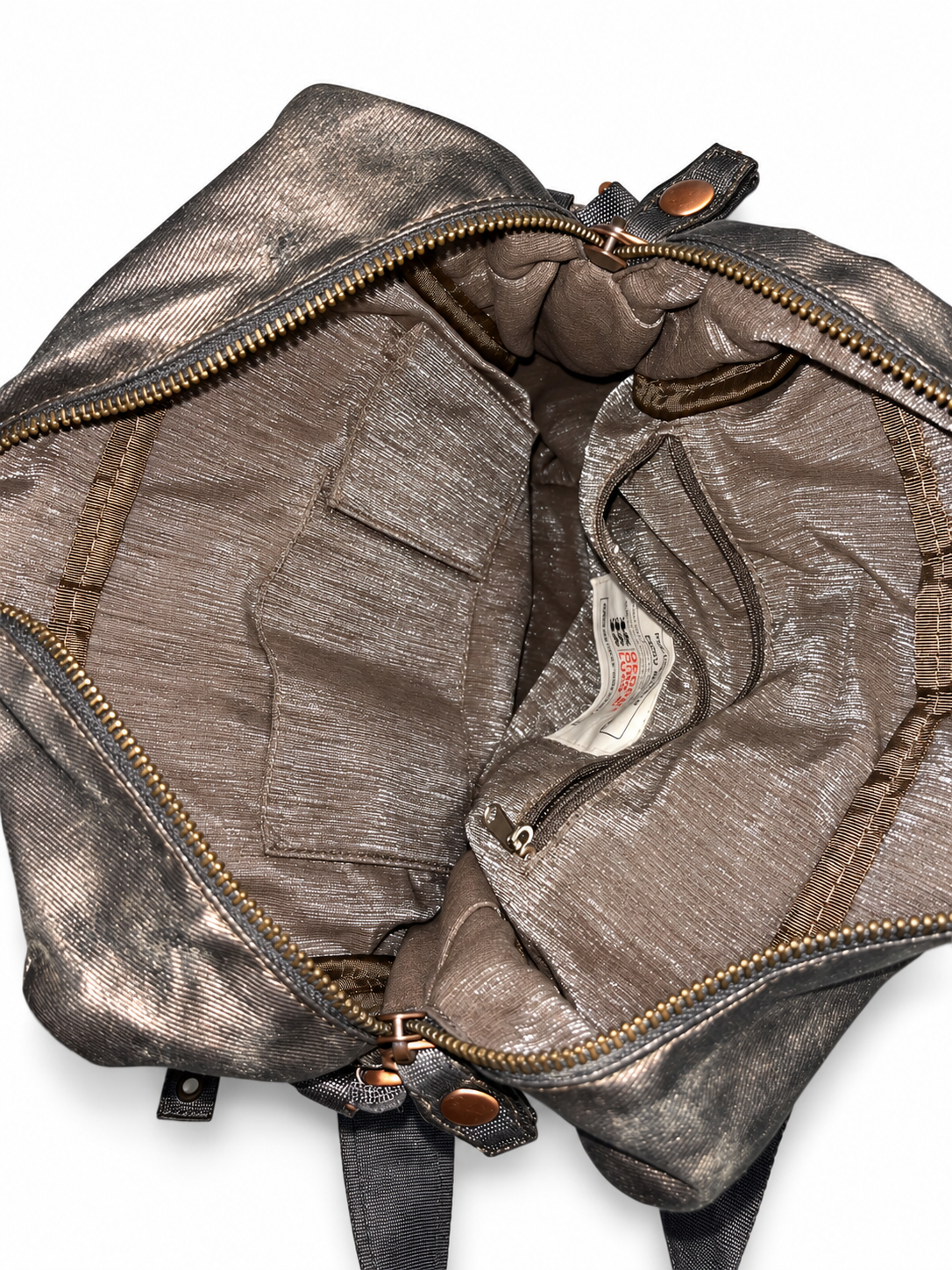 GEORGE GINA & LUCY c. 2009 “ROSY ROCKET” METALLIC UTILITY BAG - Image 5