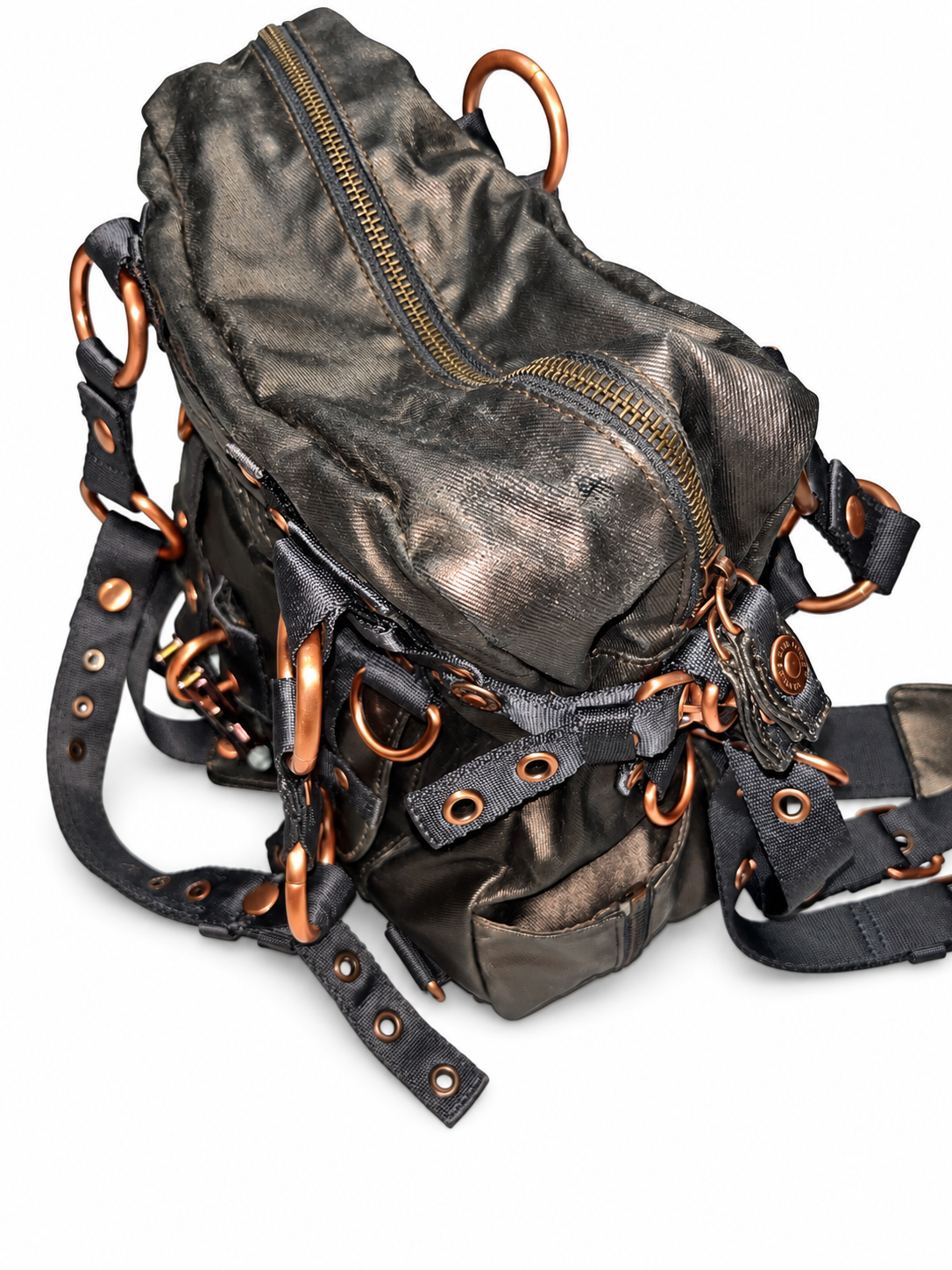 GEORGE GINA & LUCY c. 2009 “ROSY ROCKET” METALLIC UTILITY BAG - Image 6