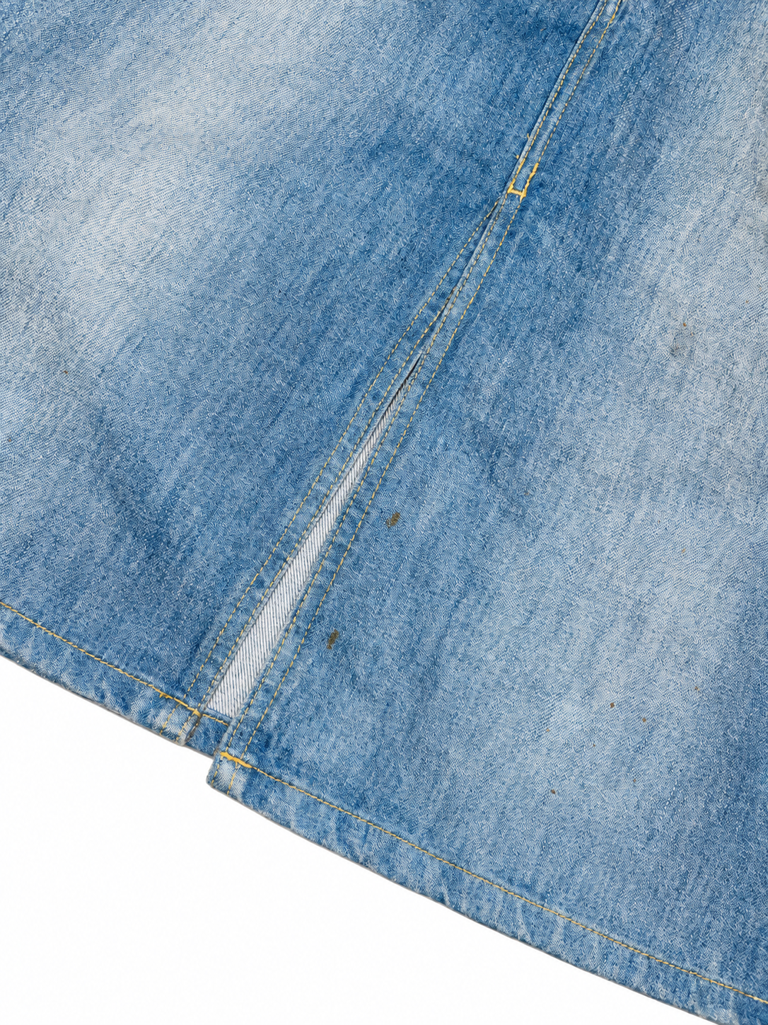 SEE BY CHLOÉ 2000s LIGHT-WASH DENIM MIDI SKIRT - Image 6