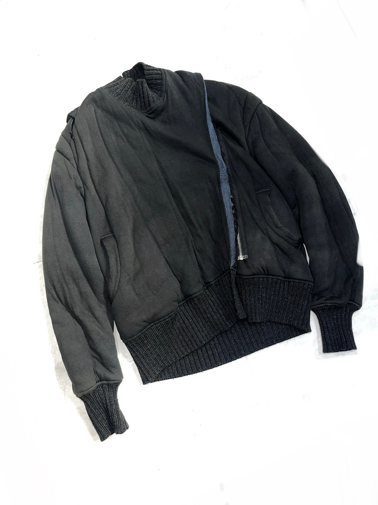 UNDERCOVER 2006–2007AW “BUT BEAUTIFUL V / GURU GURU” FRILL BOMBER JACKET - Image 6