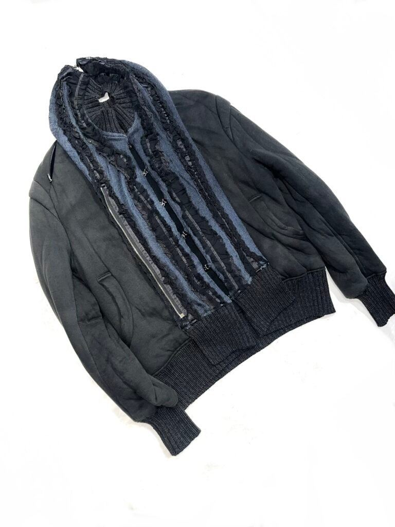 UNDERCOVER 2006–2007AW “BUT BEAUTIFUL V / GURU GURU” FRILL BOMBER JACKET