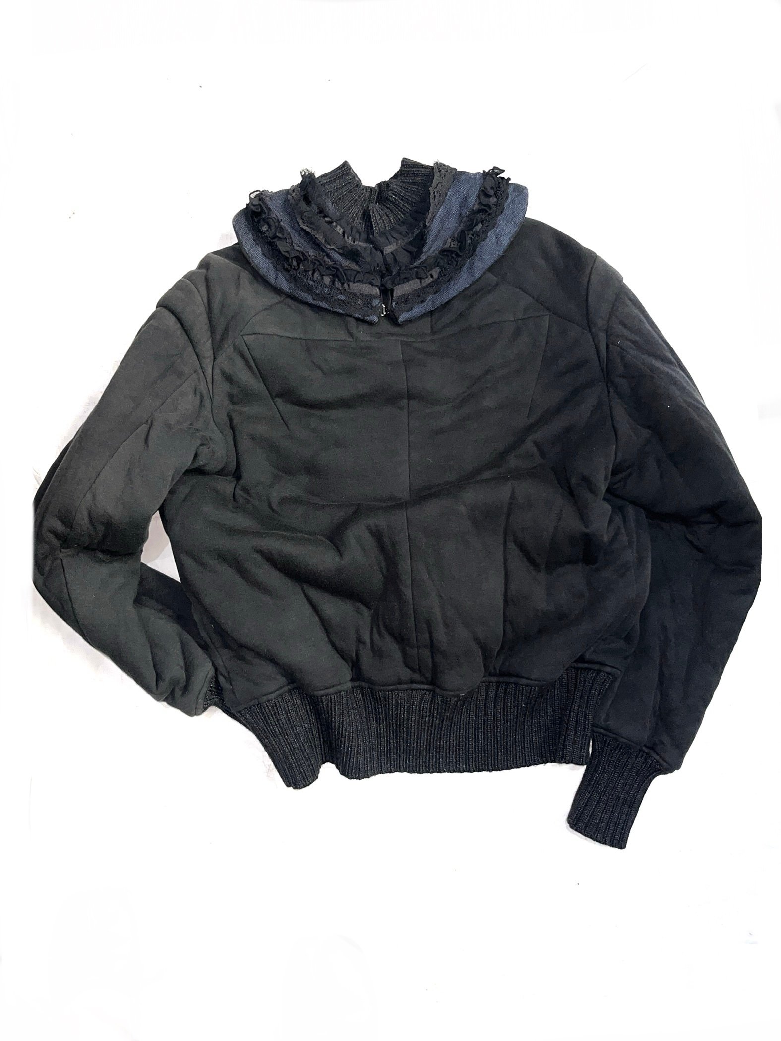 UNDERCOVER 2006–2007AW “BUT BEAUTIFUL V / GURU GURU” FRILL BOMBER JACKET - Image 8
