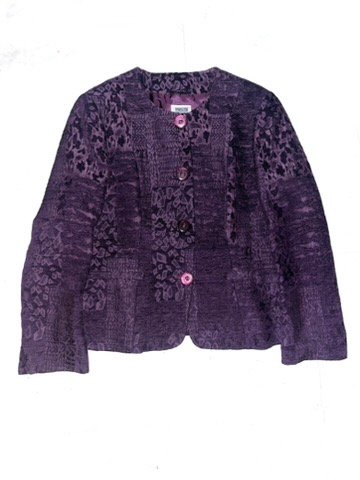 90s Per Te by Krizia wool-silk jacquard jacket