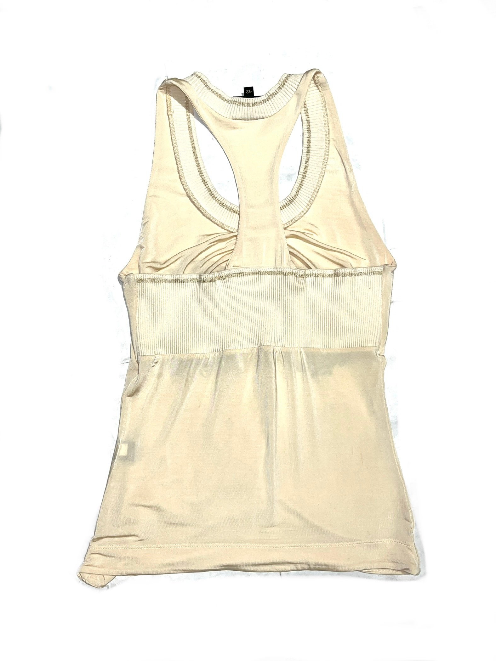 Early 00s Just Cavalli Monogram Racerback Tank - Image 5