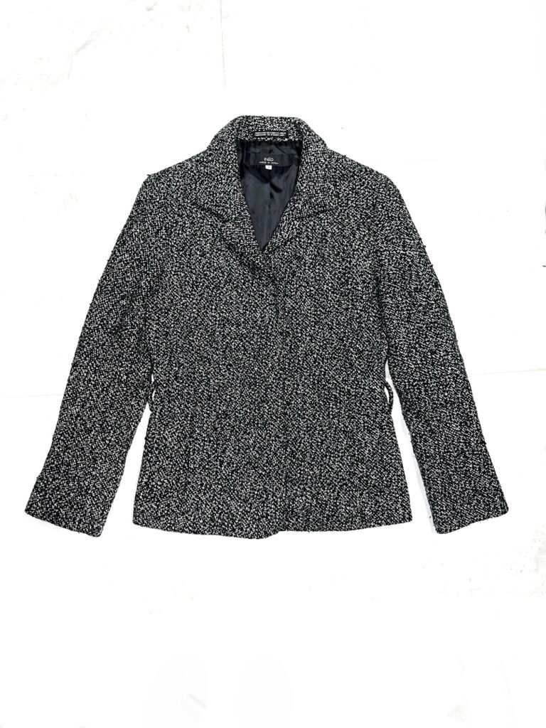 90s I.N.E.D by Yohji Yamamoto Wool-Angora Tailored Jacket (Belt Missing)